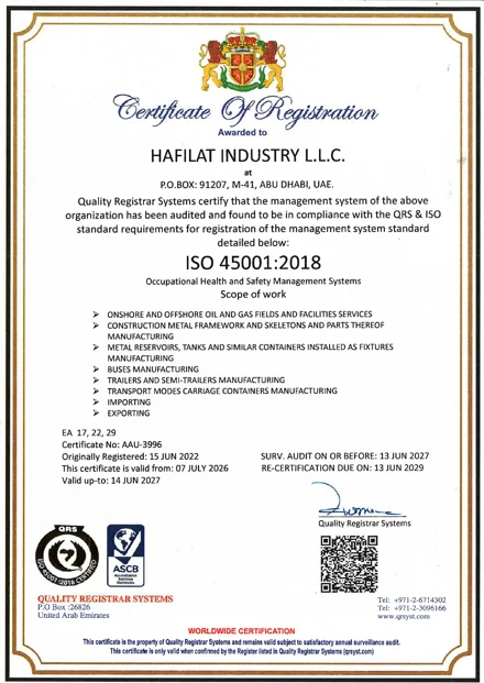 Occupational Health & Safety Management Systems